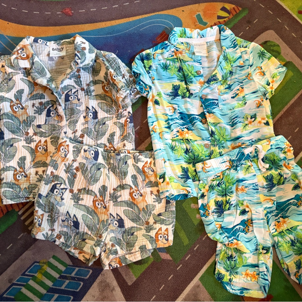 2t boys matching set